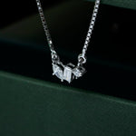 Multi-Cut Diamond Pendant Necklace