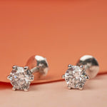 Classic 1 Carat Diamond Studs