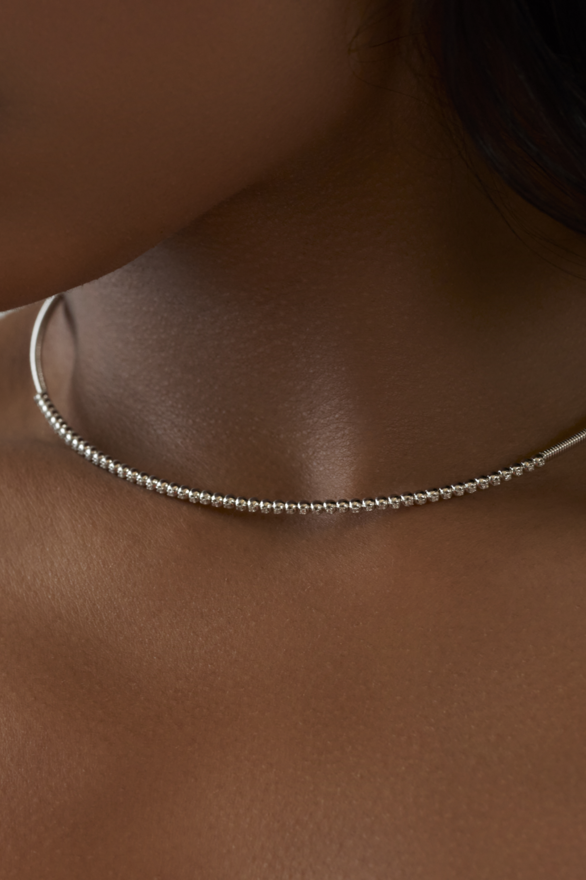 Classic Slide Diamond Neckpiece