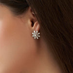 Diamond Helm Earrings