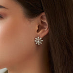 Diamond Helm Earrings