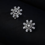 Diamond Helm Earrings