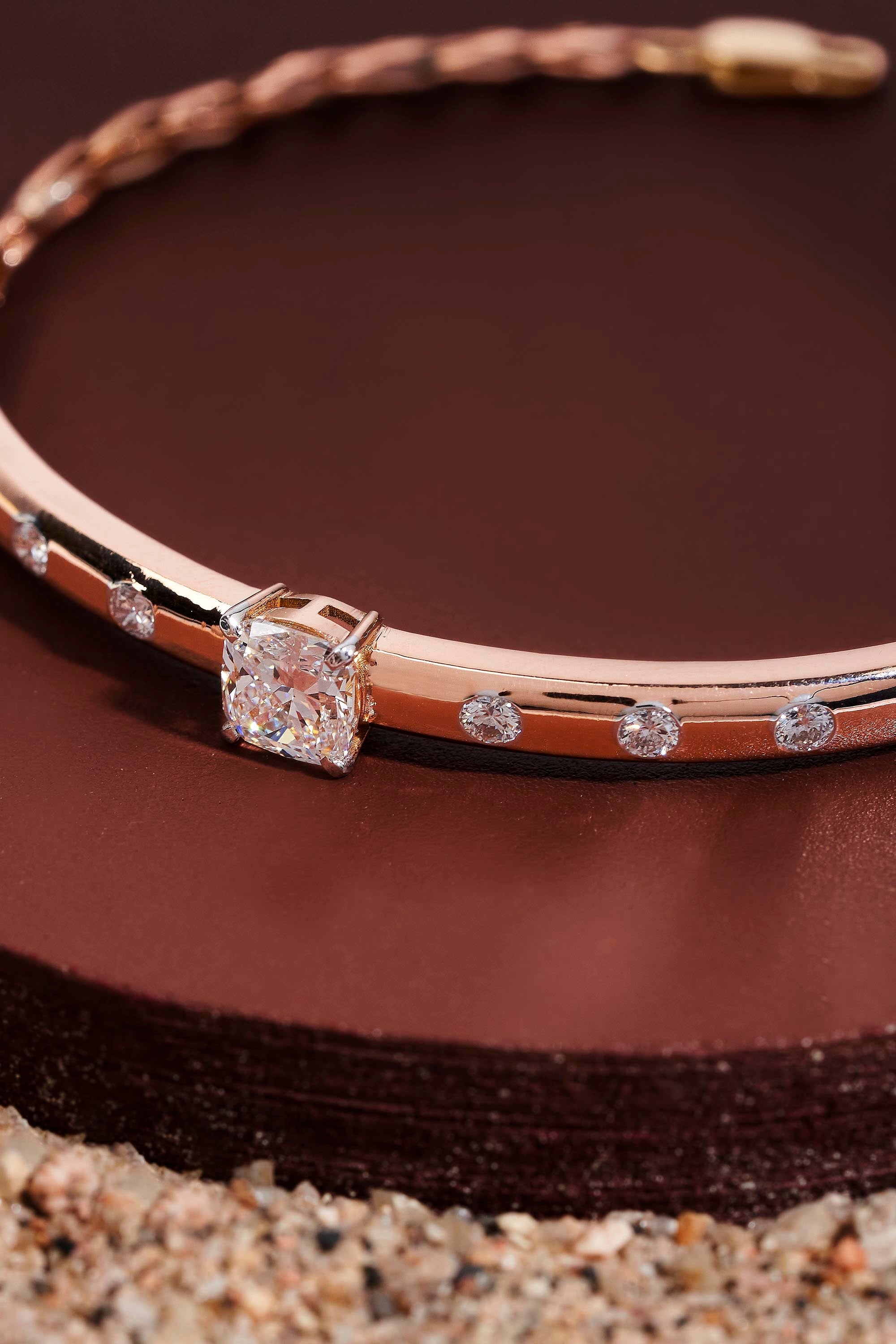 Exemplary Cushion Cut Bracelet