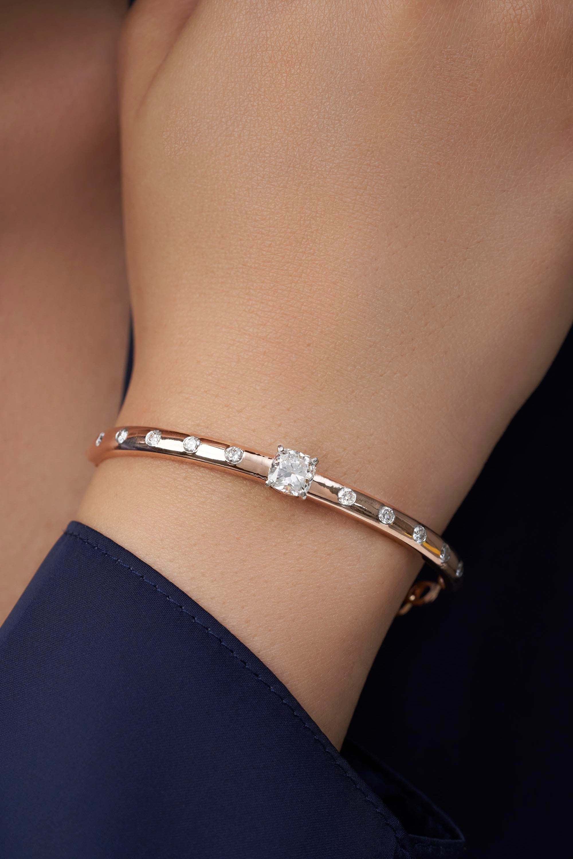 Exemplary Cushion Cut Bracelet