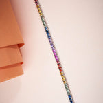 Multicolour Sapphire Tennis Bracelet