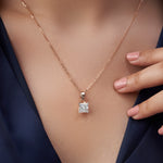 Princess Cut Diamond Pendant