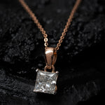 Princess Cut Diamond Pendant