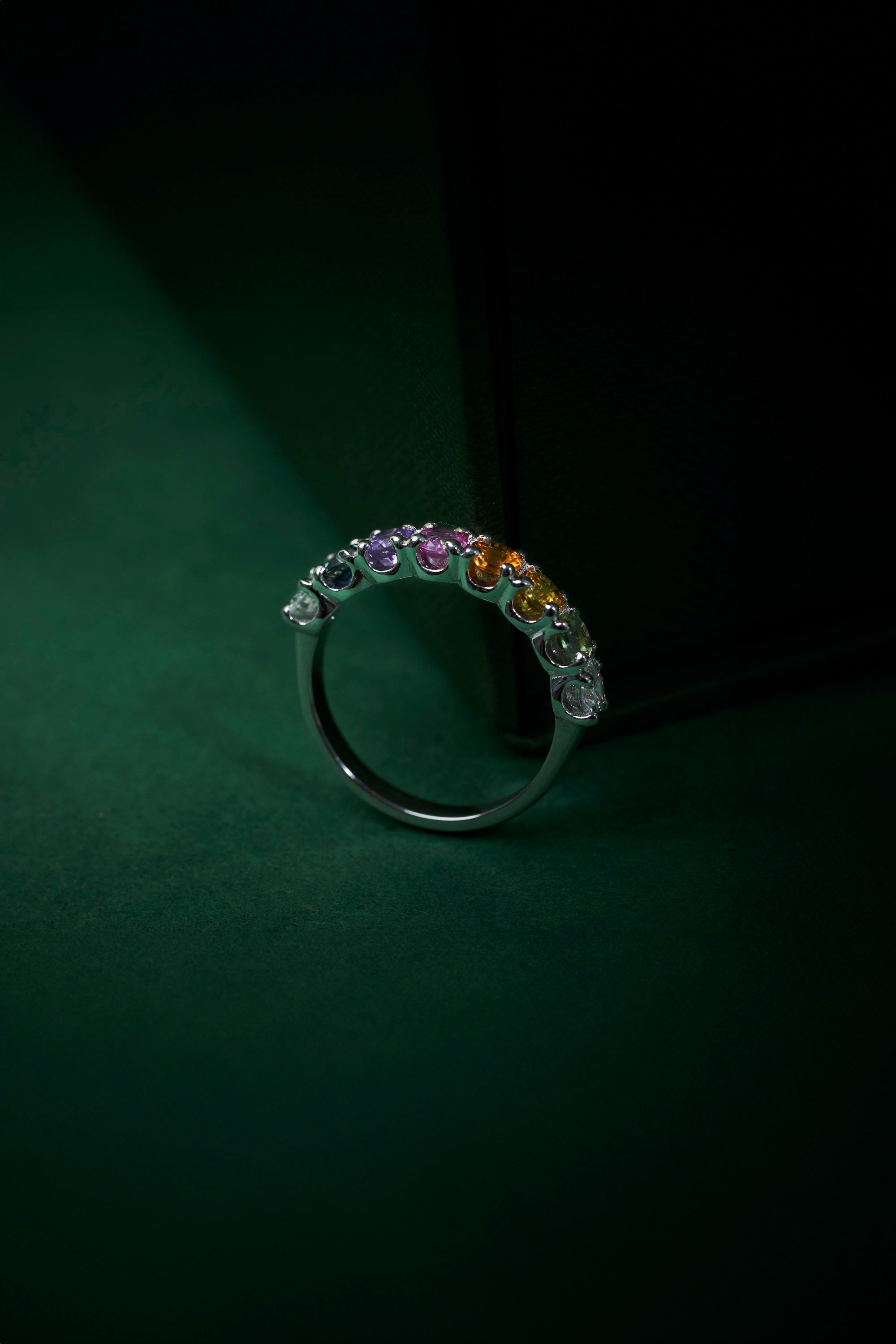 Rainbow Diamond Ring