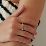 Rainbow Diamond Ring