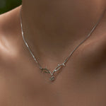 Reindeer Diamond Pendant necklace