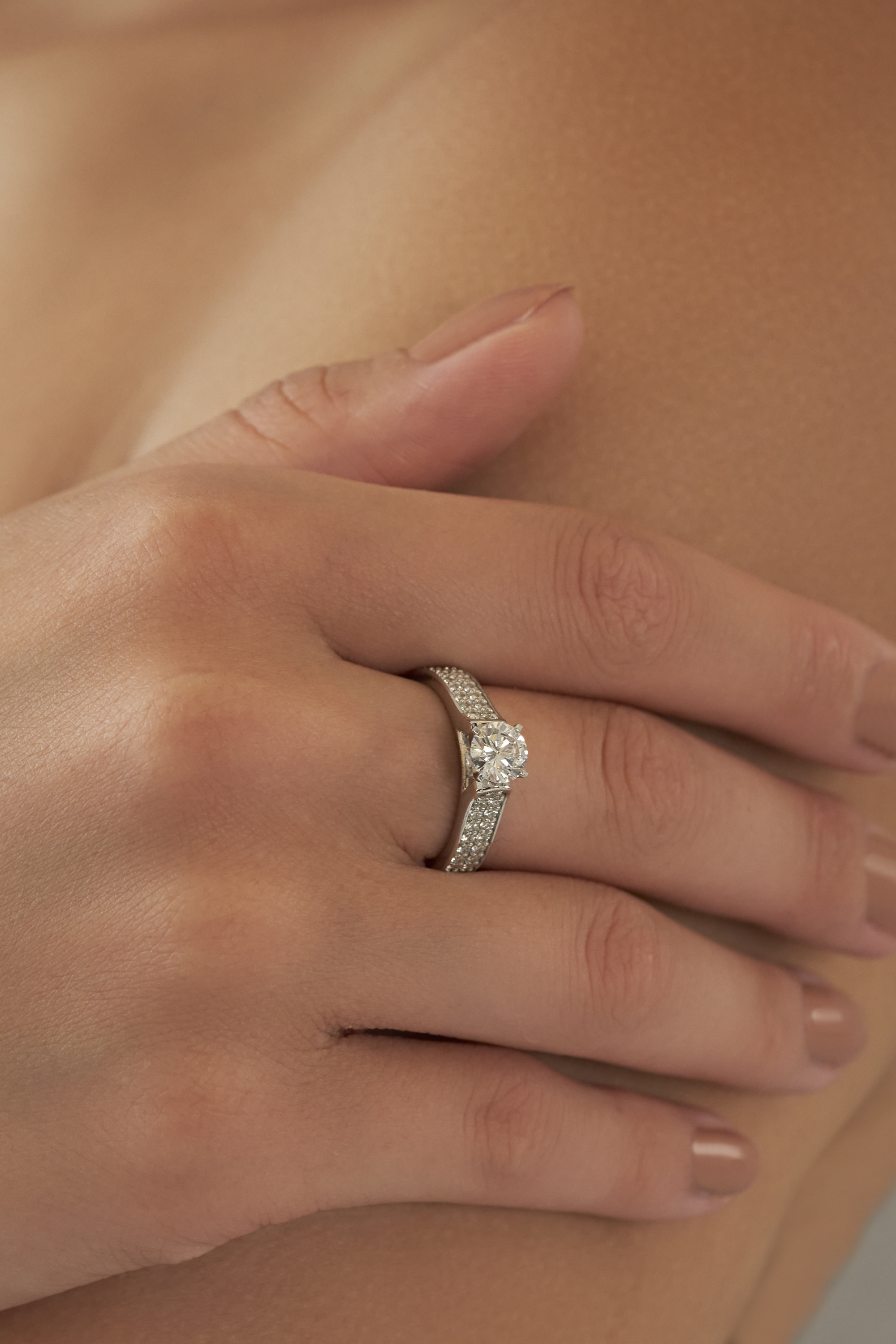 Signature Radiant Cut Solitaire Diamond Ring