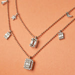 Signature Charm Diamond Necklace