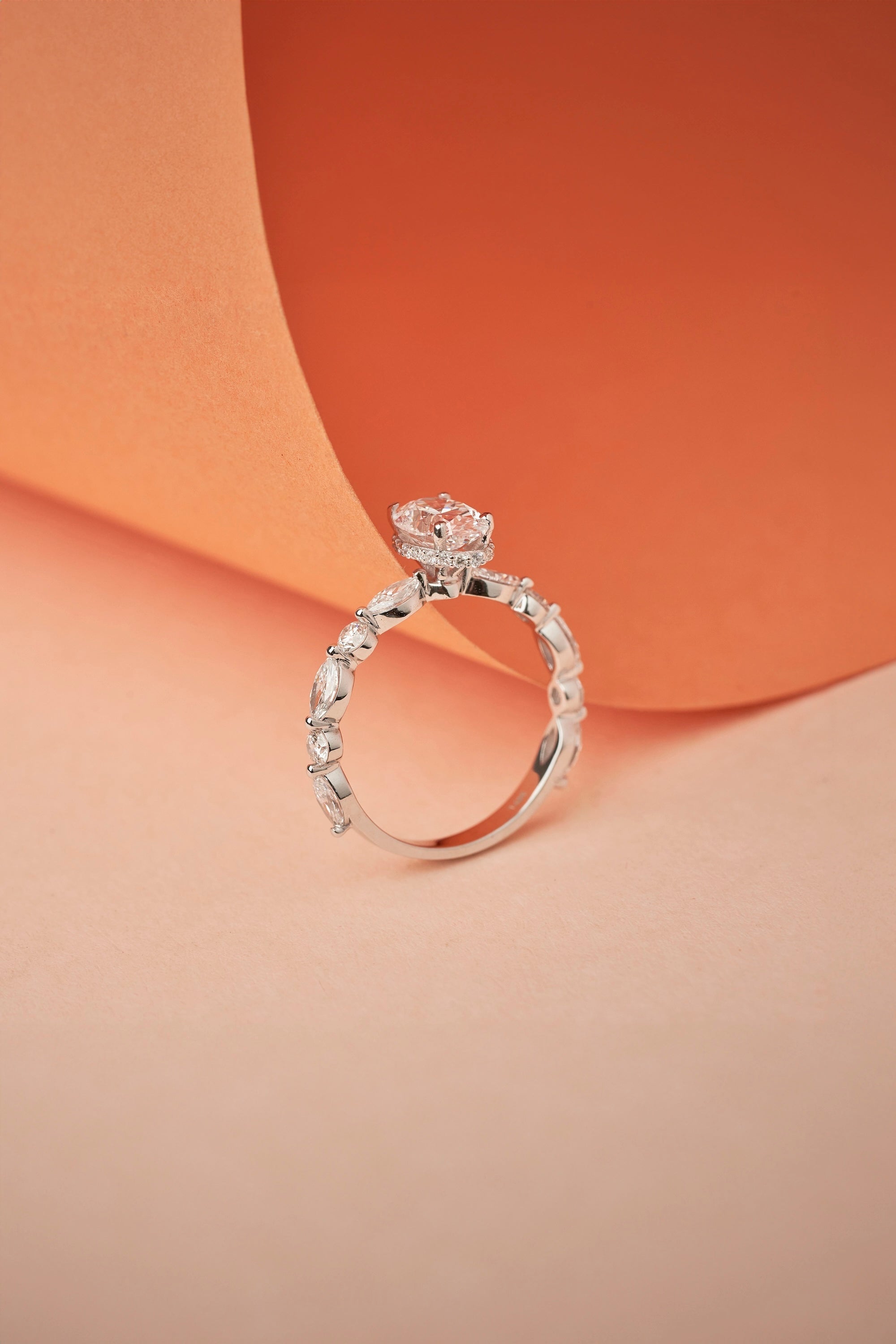 Signature Oval Cut Diamond Ring