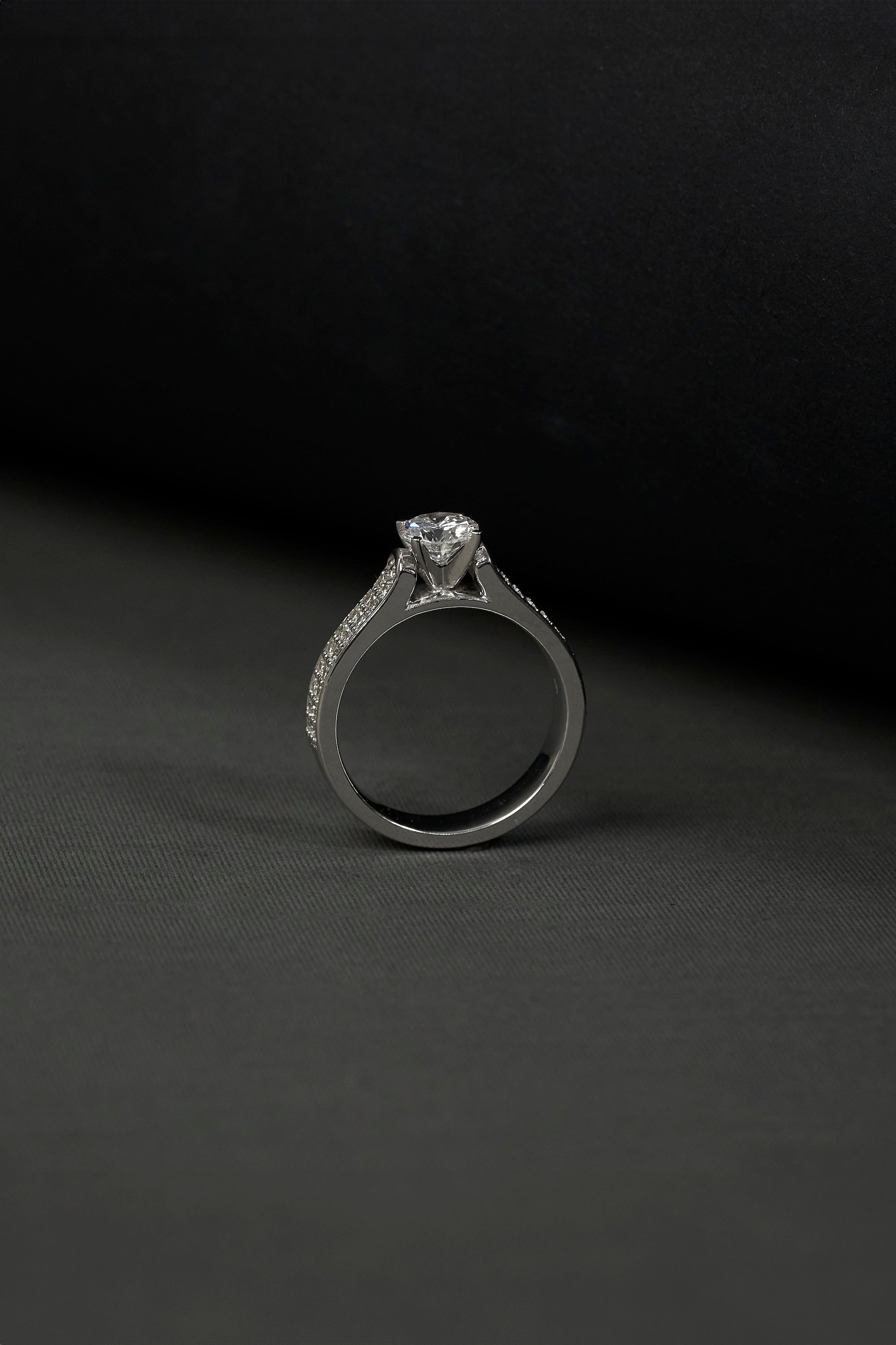 Signature Radiant Cut Solitaire Diamond Ring