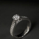 Signature Radiant Cut Solitaire Diamond Ring