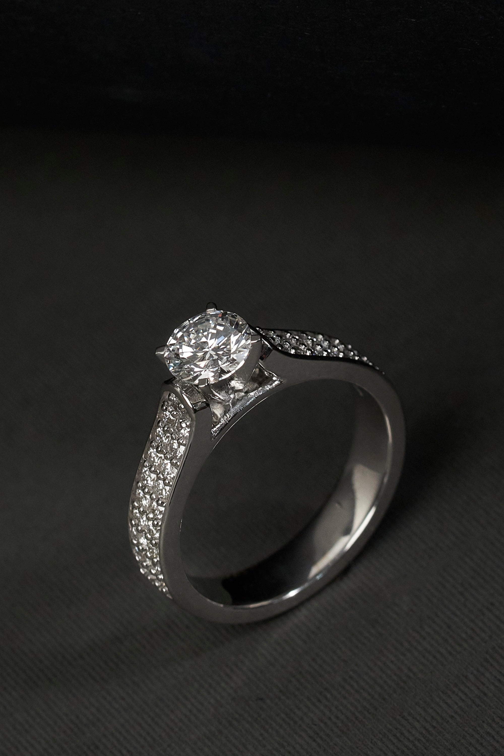 Signature Radiant Cut Solitaire Diamond Ring