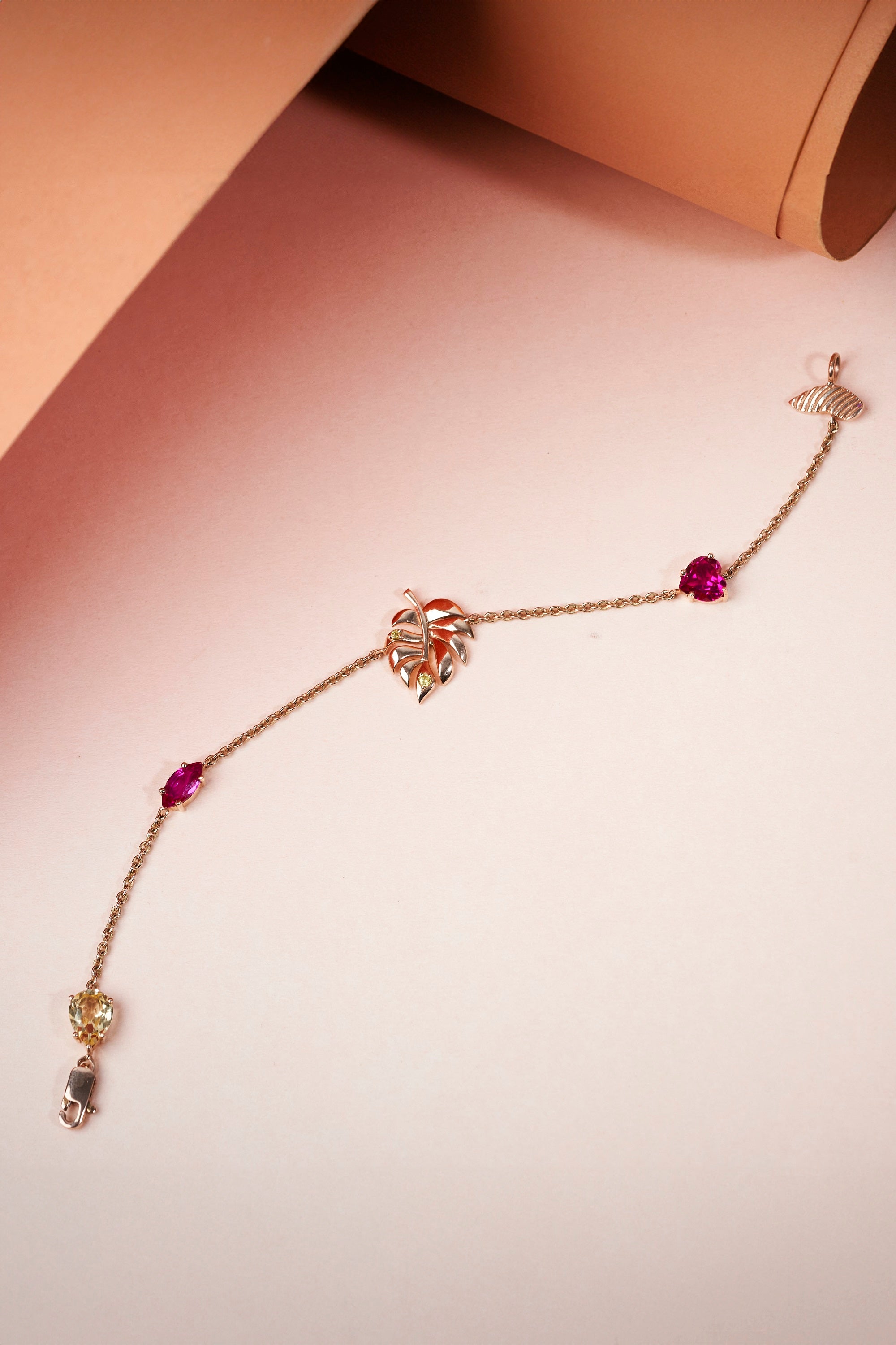 Tropical ruby bracelet