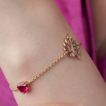 Tropical ruby bracelet